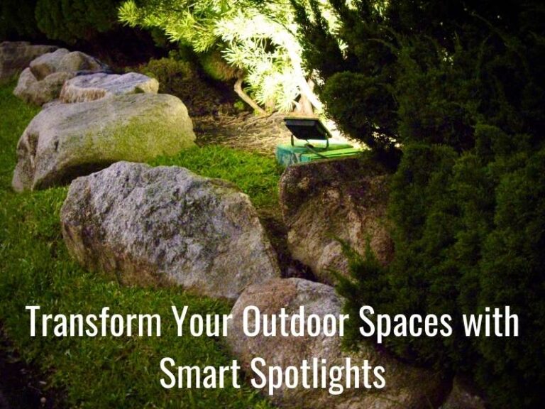 Transform Your Outdoor Spaces with Smart Spotlights