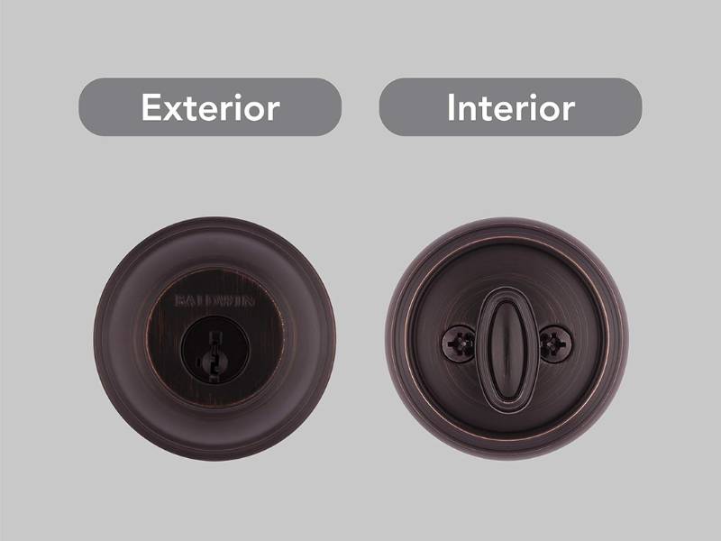 Baldwin Round Single Cylinder Front Door