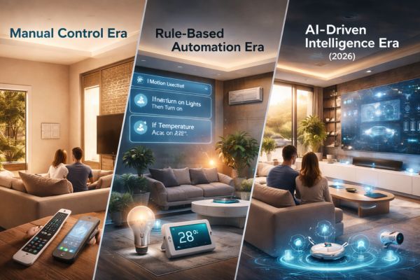 The Evolution of Home Automation From Smart Devices to Intelligent Systems