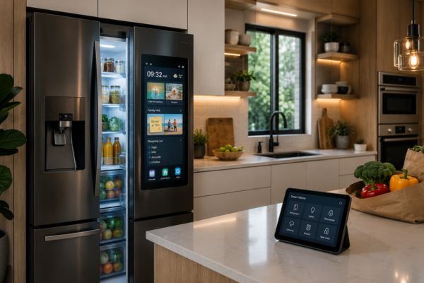 smart refrigerators are becoming a central part of the modern connected kitchen